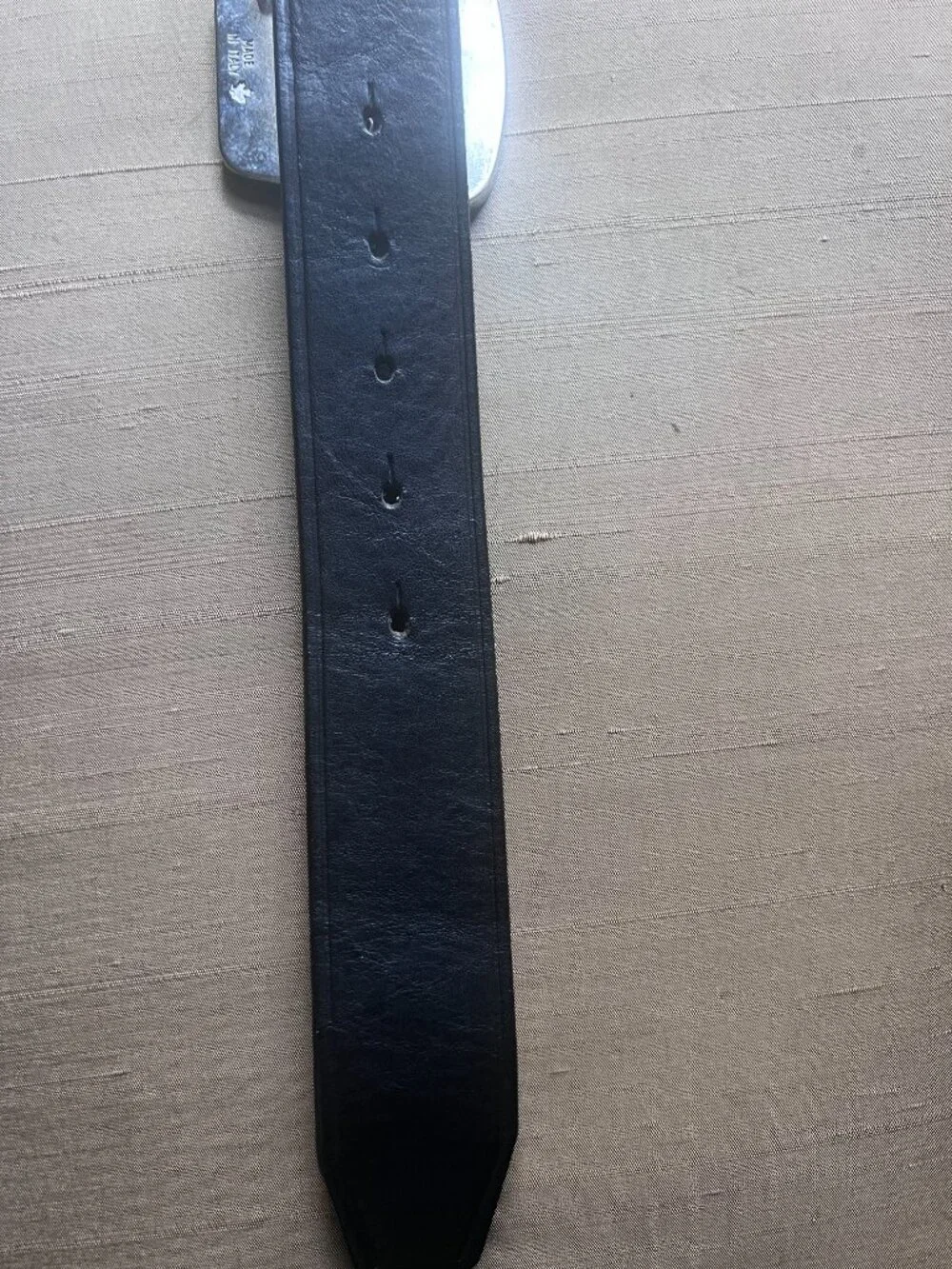 Dsquared City of Wood Buckle Belt in Leather (Preloved)